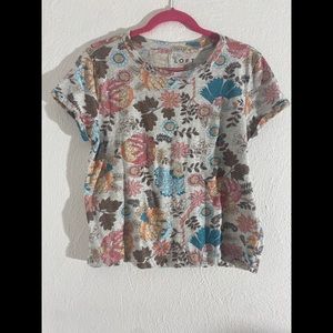 🍬LOFT floral tee